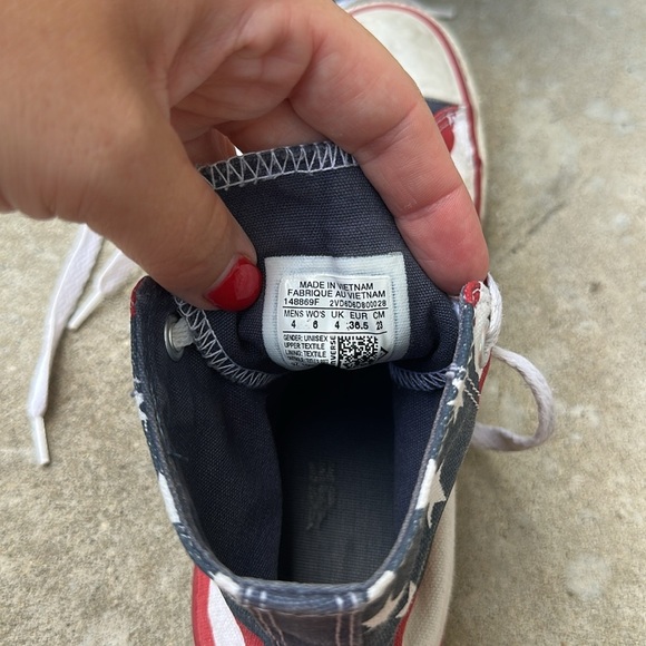 Converse Flag High Tops size 6 women’s - Picture 5 of 7